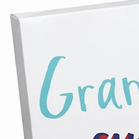 Grandpa Is My Superhero Canvas Wall Art