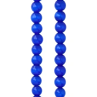 12 Packs: 34 ct. (408 total) Cobalt Blue Cat's Eye Glass Round Beads, 8mm by Bead Landing™