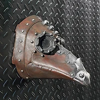 Design Toscano 7.5" Doctor of Death Steampunk Plague Sculptural Mask Set