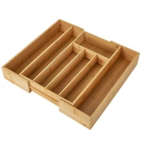 Kitchen Details Bamboo Expandable Cutlery Tray