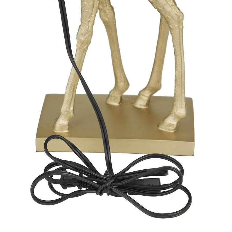 23" Gold Eclectic Accent Lamp