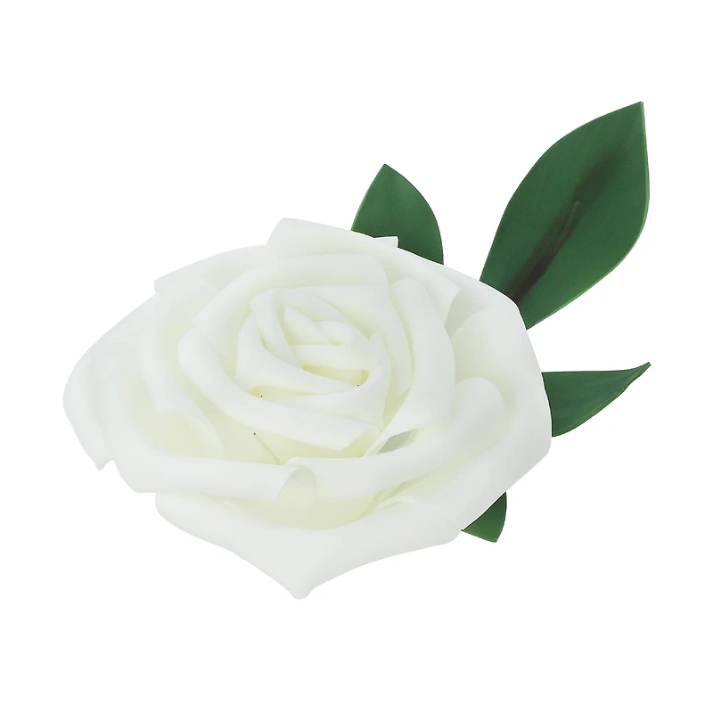 15" White Wall Flower by Ashland®