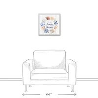 18" Dreaming of a Warm Christmas Framed Wall Canvas