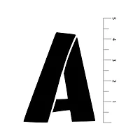 6 Pack: 4" Modern Alphabet Stencils by Craft Smart®