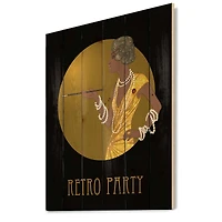 Designart - Retro Fashion Glamour African American Woman