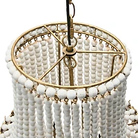 Hello Honey® 21" Draped Wood Bead Chandelier