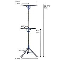 Household Essentials 2-Tier Tripod Clothes Drying Rack