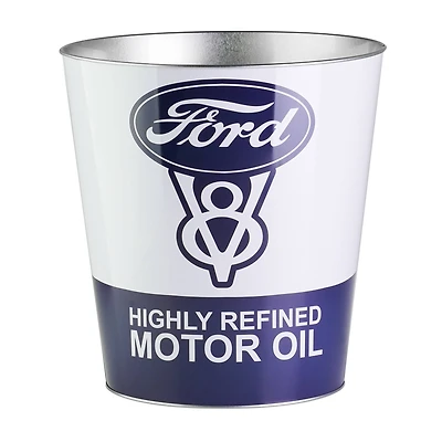 American Art Décor™ 11" Ford V8 Decorative Metal Trash Can