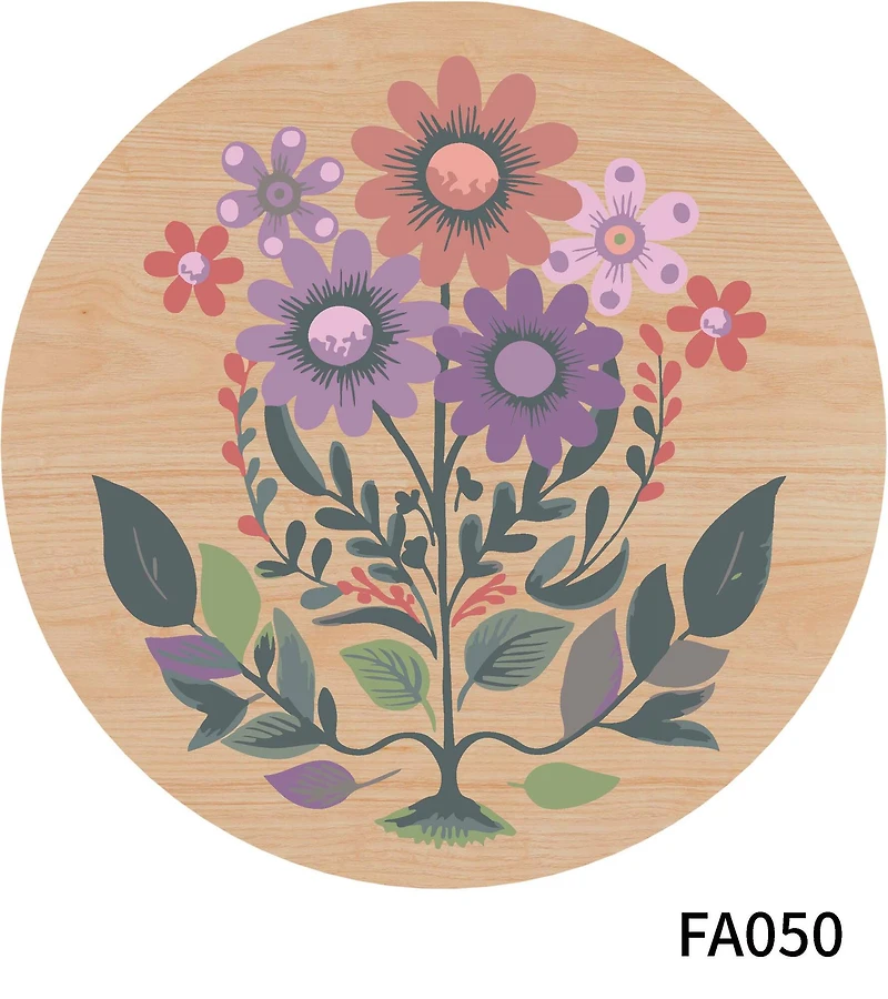 Folk Art Paint-by-Number Plywood Surface Kit by Artist's Loft®