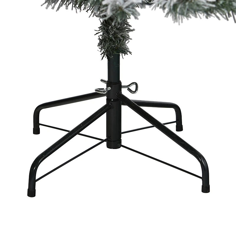 6ft. Unlit Flocked Rock Springs Spruce Artificial Christmas Tree