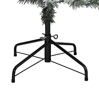 6ft. Unlit Flocked Rock Springs Spruce Artificial Christmas Tree