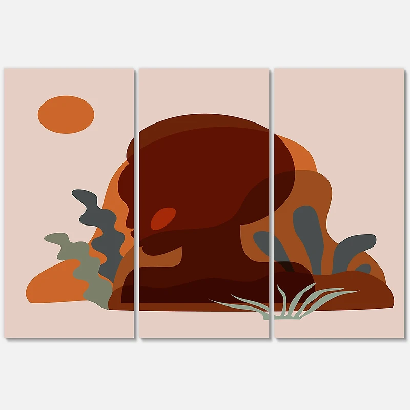 Designart - Minimal Silhouette Of African American Woman