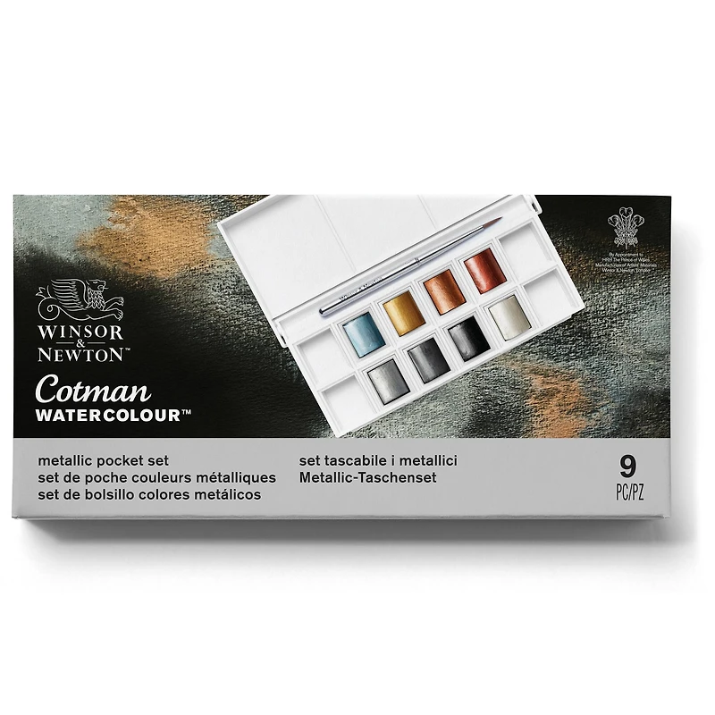 Winsor & Newton™ Cotman Watercolour™ Metallic Pocket Set