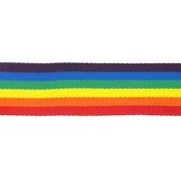 1.5" Rainbow Stripes Belting Ribbon by Celebrate It®
