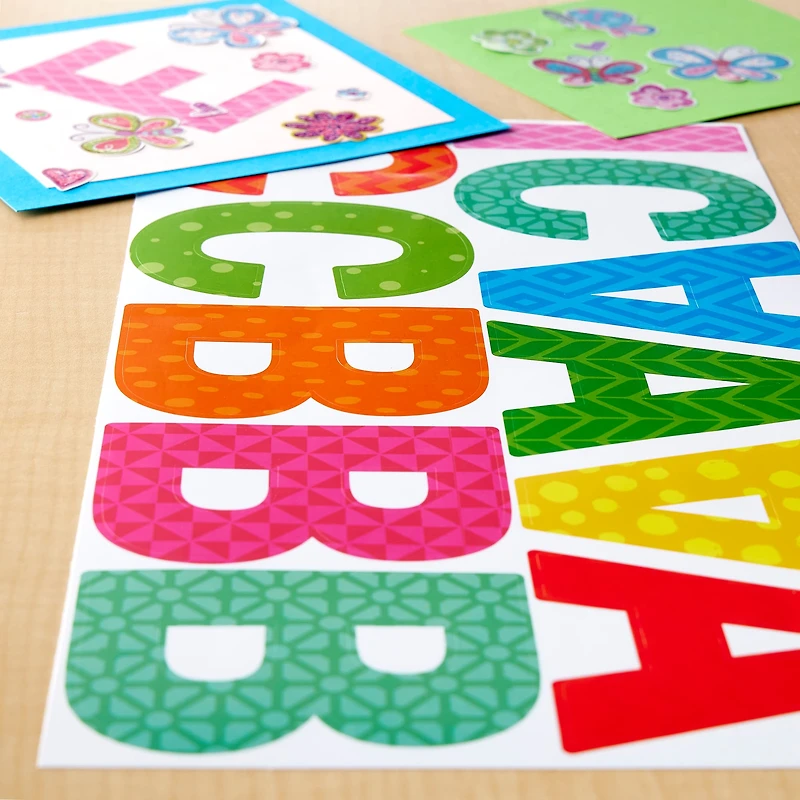 Printed Block Alphabets Stickers by Recollections™ 