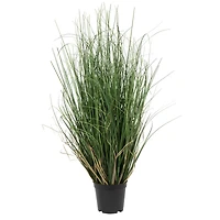 Artificial Potted Green Curled Grass