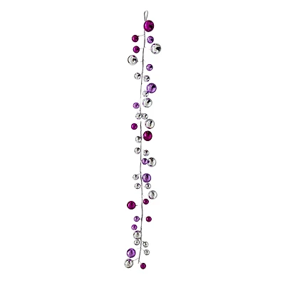 6ft. Pink & Silver Disco Ball Garland by Ashland®