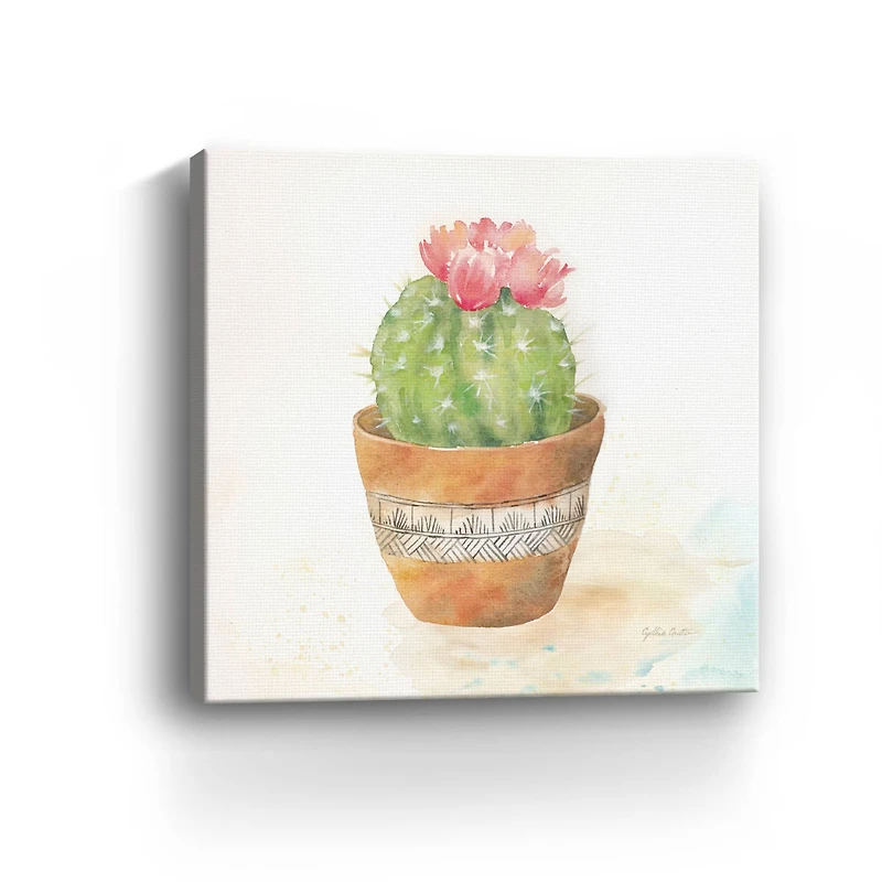 Cactus Pots IV Canvas Giclee