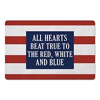 All Hearts Beat True Floor Mat, 18" x 27"