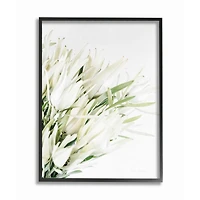 Stupell Industries White & Green Bright Natural Flower Photograph with Black Frame Wall Accent