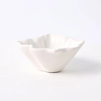 5" White Leaf Ceramic Bowl by Ashland®