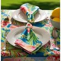 DII® Summer Floral Print Outdoor Napkin, 6ct.