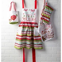 DII® Whisk Merry Christmas Skirt Apron