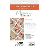 Leisure Arts® Memory Lane Modern Quilt Pattern