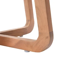 Hello Honey® Modern Bohemian Marble & Wood Round End Table