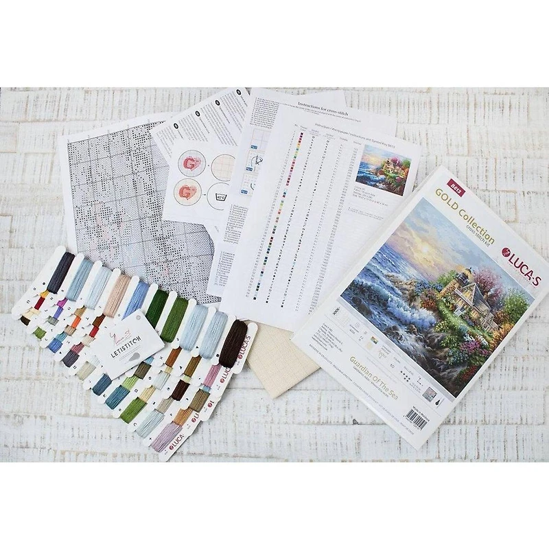 Luca-s Guardian Of The Sea Counted Cross Stitch Kit