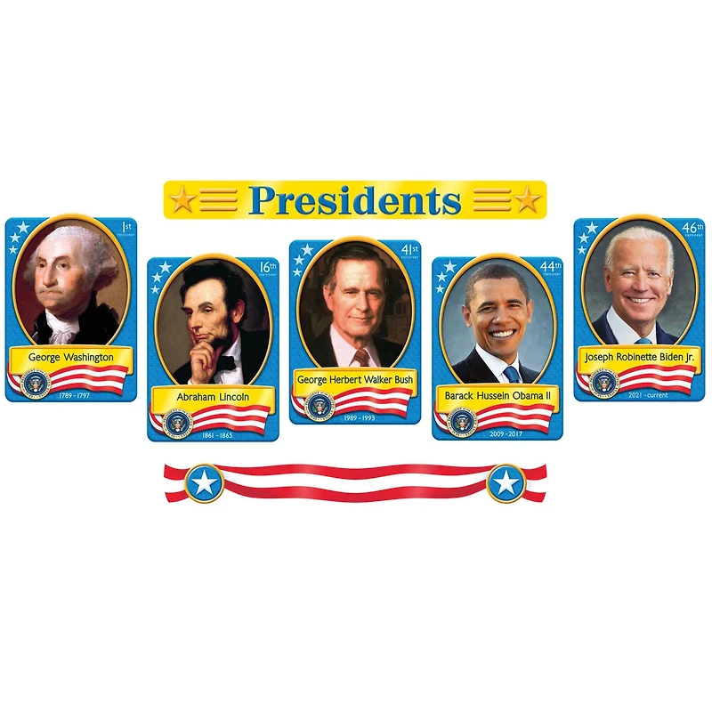 Trend Enterprises U.S. Presidents Bulletin Board Set