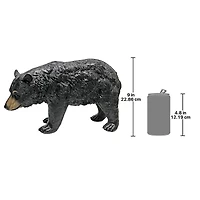 Design Toscano 15" North American Black Bear Walking Statue