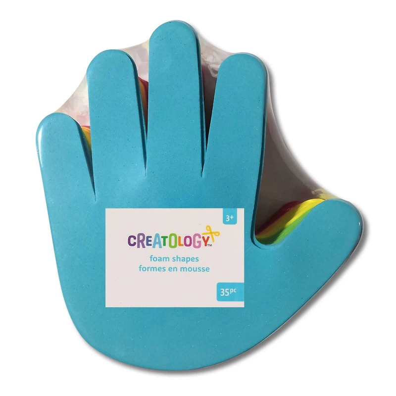 6.5" Primary Hand Foam Shapes, 35ct. by Creatology™