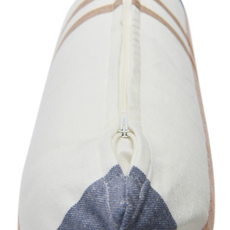 20'' Plaid Cotton Lumbar Pillow Cover