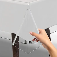Home Details 108" Clear Tablecloth Protector