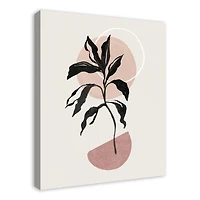 Abstract Boho BoBrownical 24" x 30" Canvas Wall Art