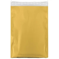 JAM Paper 12" x 18" Gold Foil Open End Envelopes with Self Adhesive Closure, 25ct.