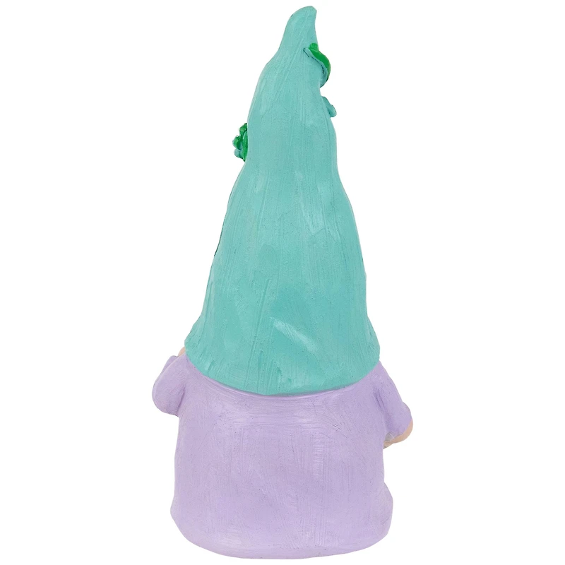 7.75" Happy Gardening Gnome with Watering Can Outdoor Garden Statue