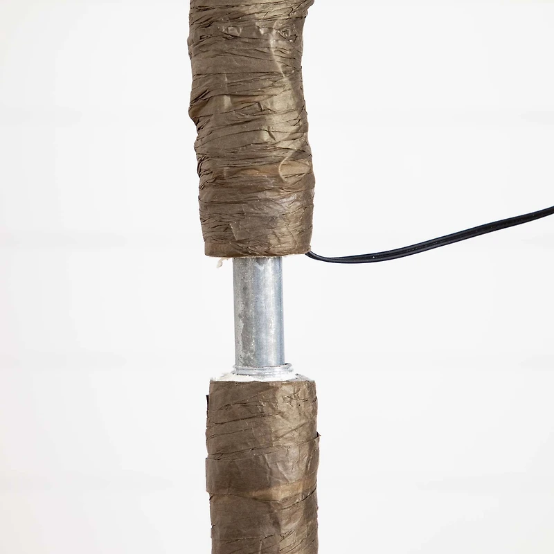 6ft. Potted Pre-Lit Artificial Olive Tree with Warm White LED Lights