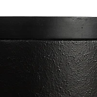 Hello Honey® Black Sleek Metal Round End Table