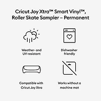 Cricut Joy Xtra™ Permanent Smart Vinyl™ Roller Skate Sampler