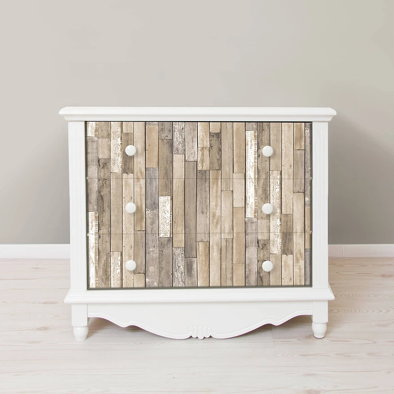 InHome Weathered Plank Barn Peel & Stick Wallpaper