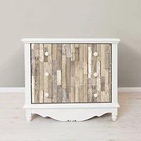 InHome Weathered Plank Barn Peel & Stick Wallpaper