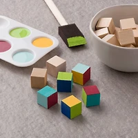 6 Packs: 24 ct. (144 total) 3/4" Square Wood Blocks by Make Market®