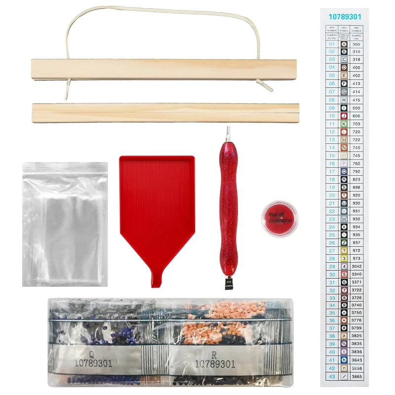 8" x 10" Snow House Diamond Art Kit with Frame by Make Market®