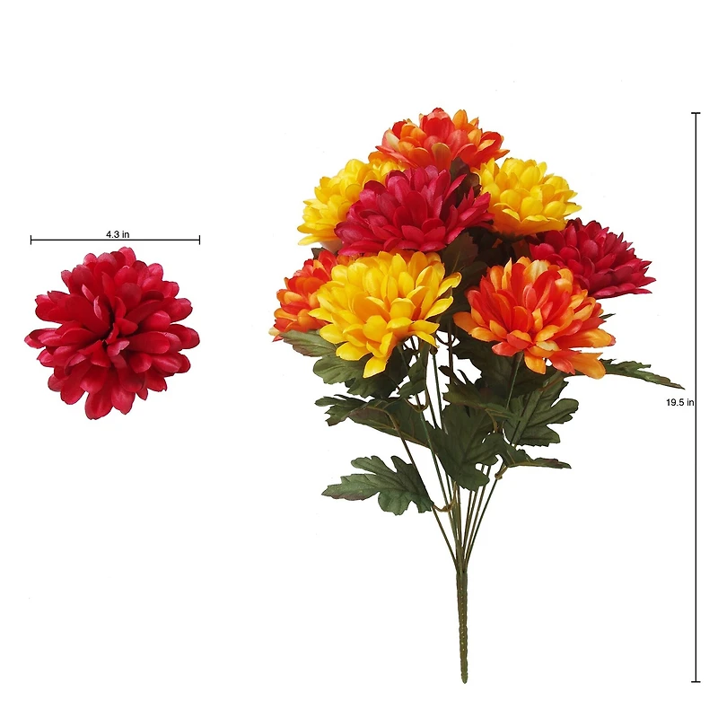 19.5" Basic Mum Mix Bush by Ashland