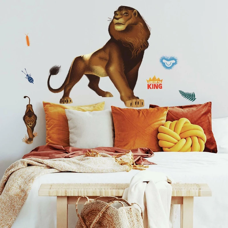 RoomMates The Lion King Simba Peel & Stick Giant Wall Decals