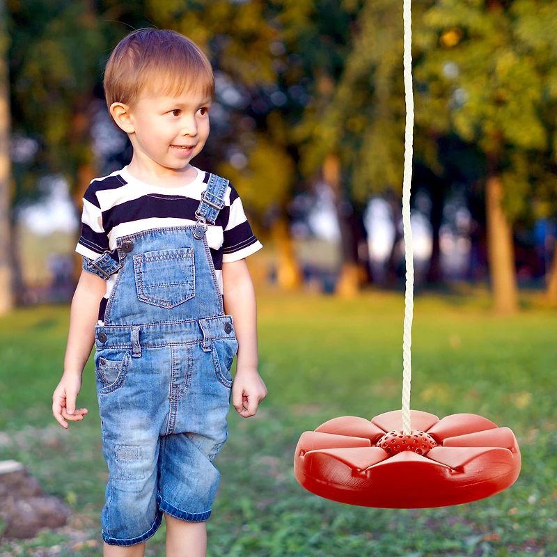 Toy Time Red Disc Swing