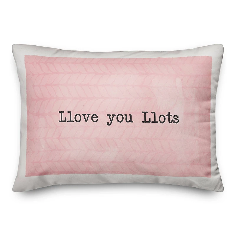 Llama Love Throw Pillow