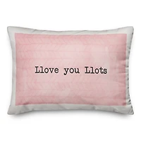 Llama Love Throw Pillow